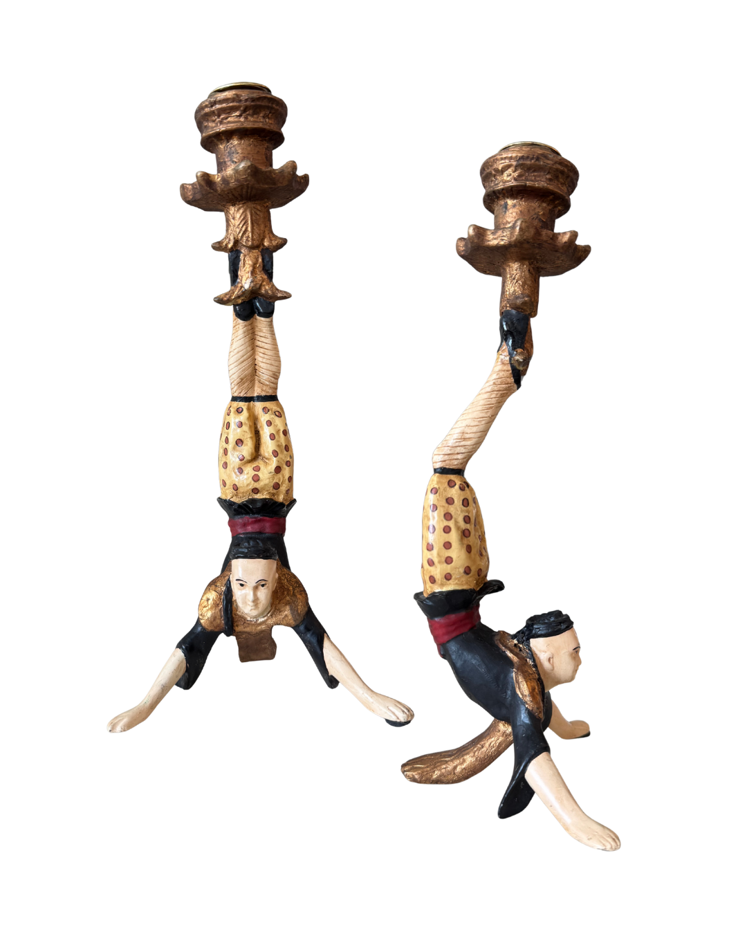 3pc Acrobat Candlesticks