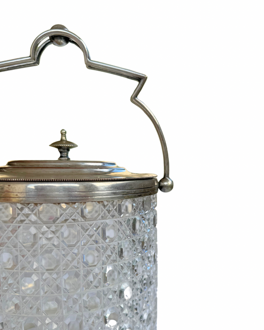 Cut Crystal Biscuit Jar