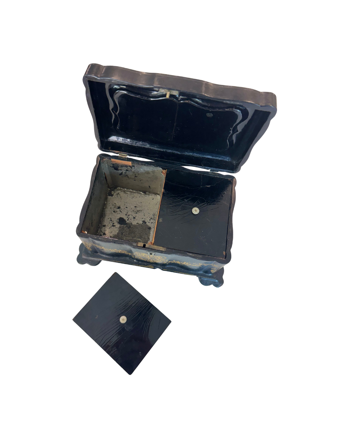 Mother of Pearl Antique Tea Caddy