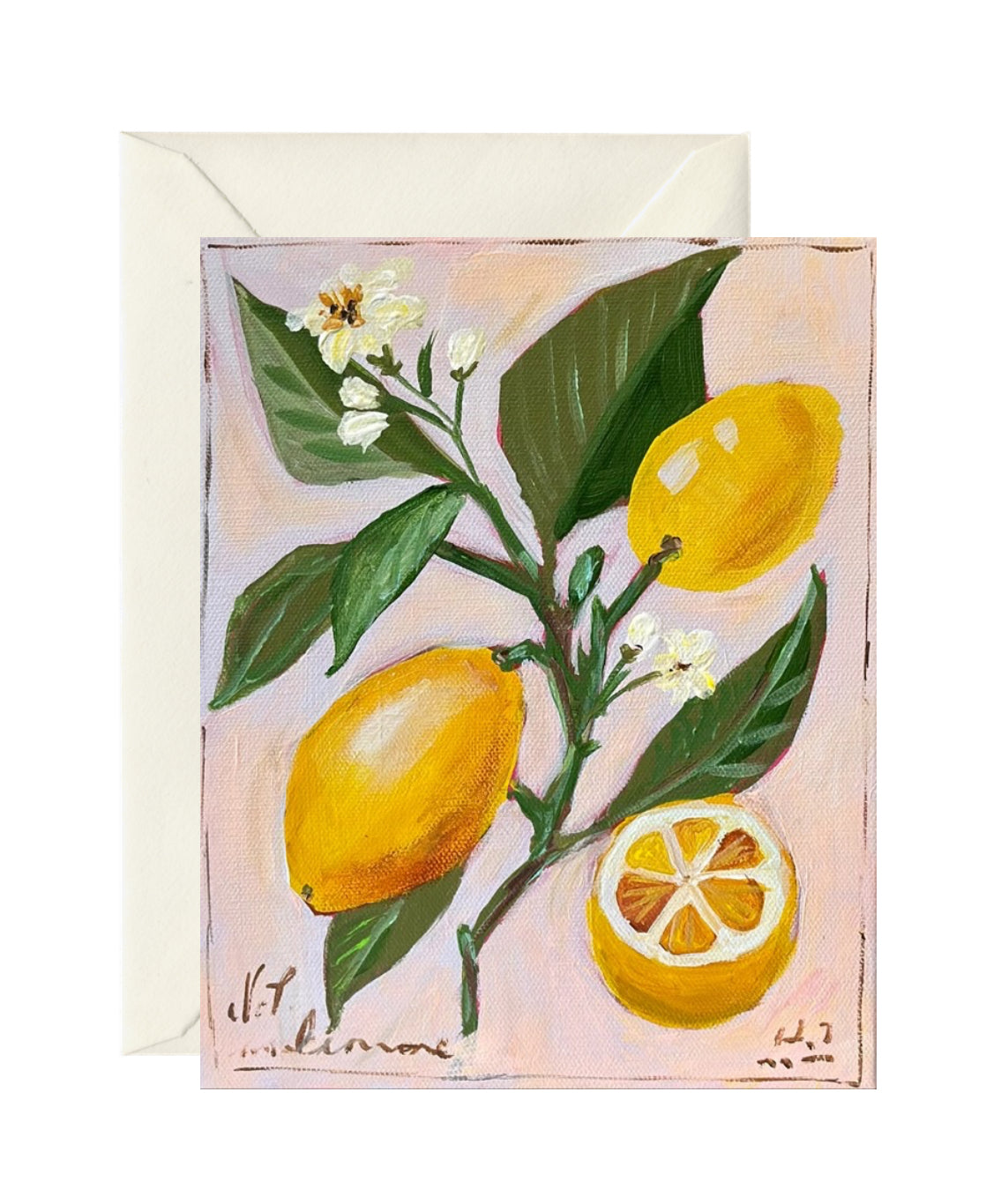 Lemon Greeting Card