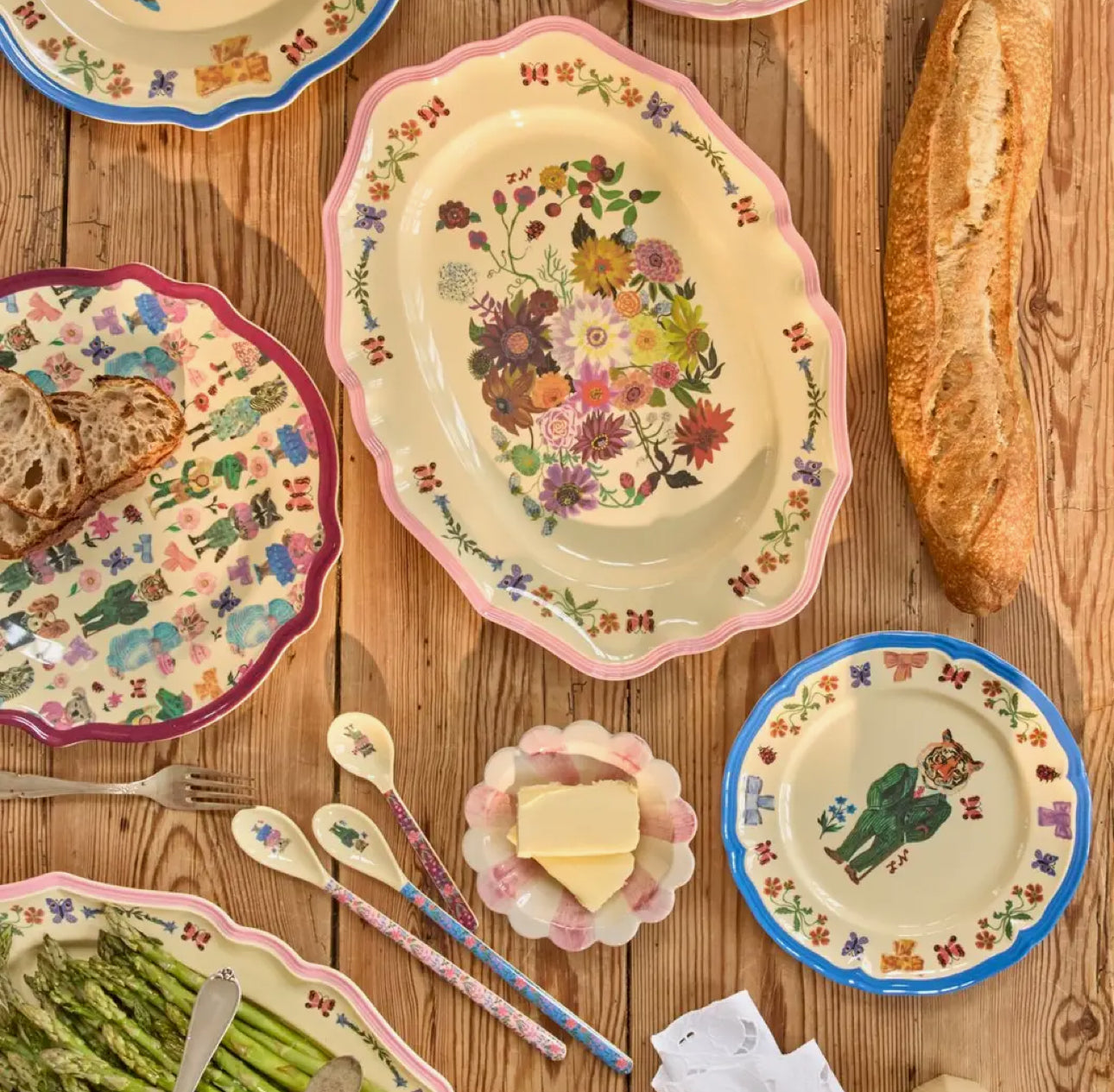 Nathalie Lété Melamine Serving Dish