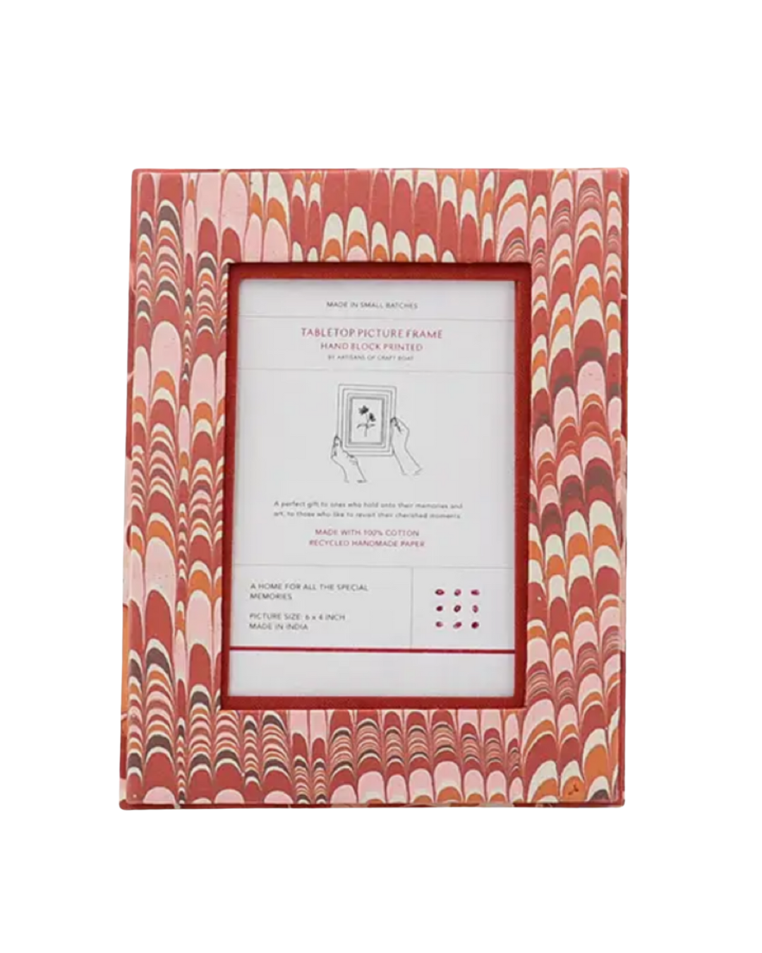 Marbled Tabletop Picture Frame