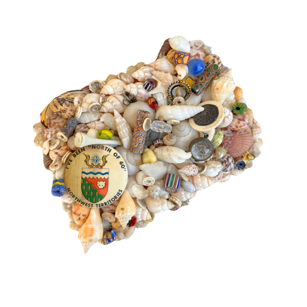 Folk Art Shell Box