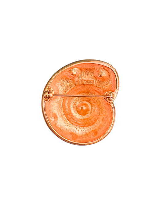Pearled Shell Brooch