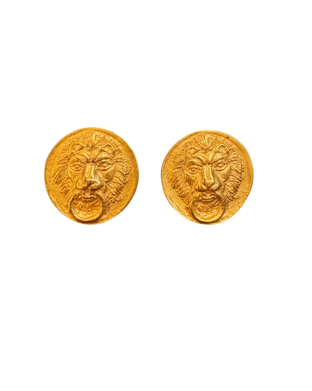 Brushed Gold Knocker Clip-Ons