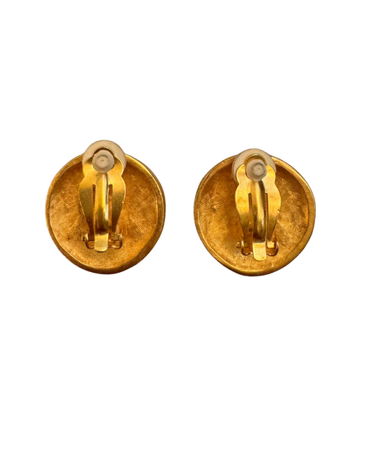 Brushed Gold Knocker Clip-Ons