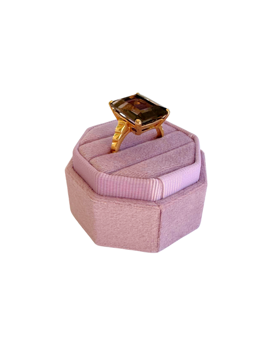 SETA Smoky Topaz Cocktail Ring