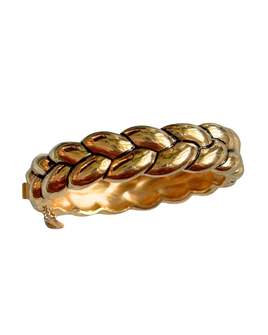 Trifari Braided Bangle