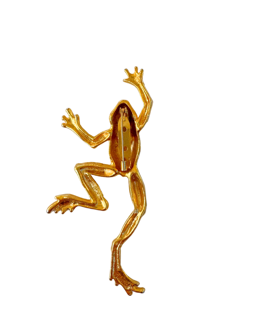 Vintage Frog Brooch