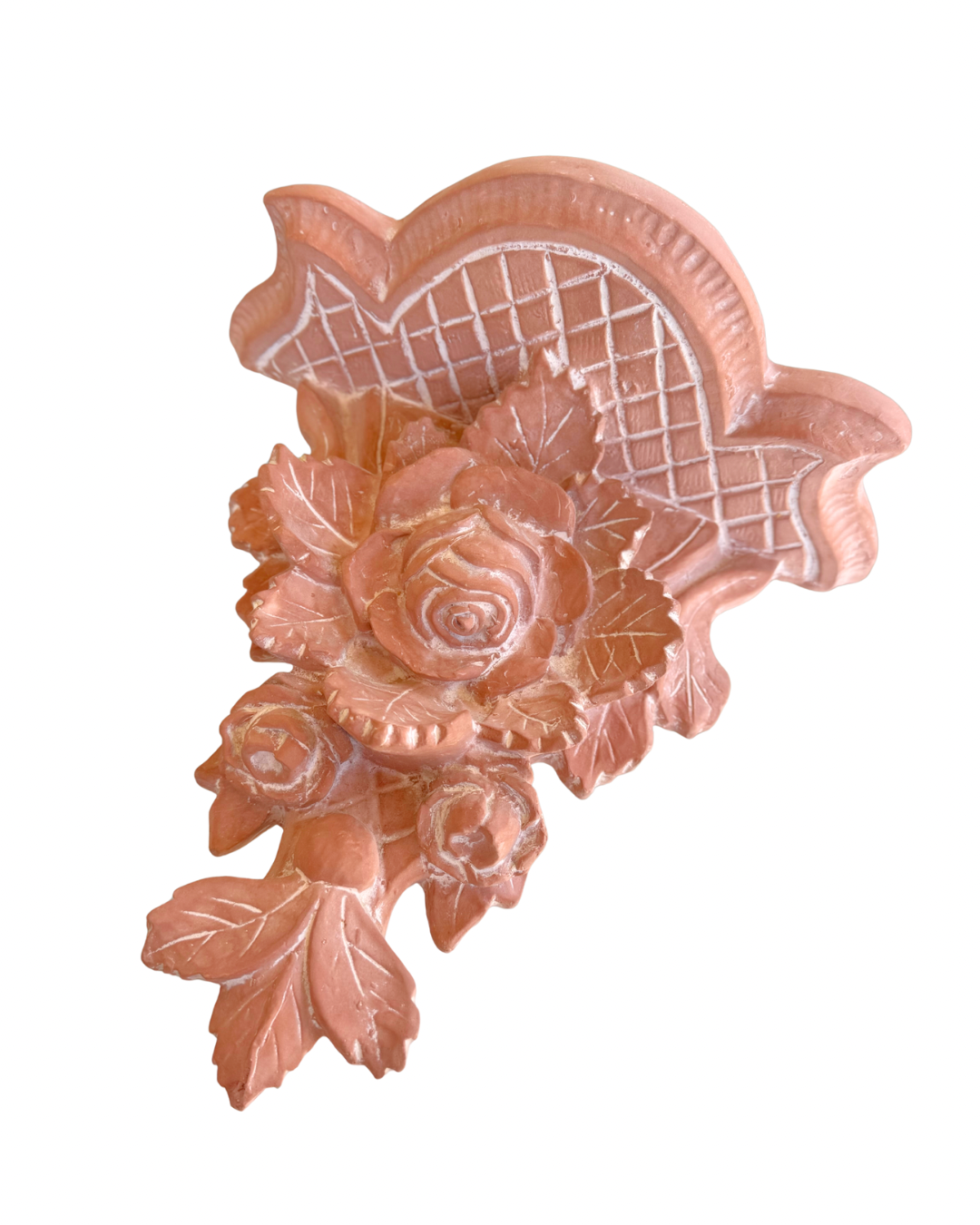 Terracotta Rosette Wall Sconce