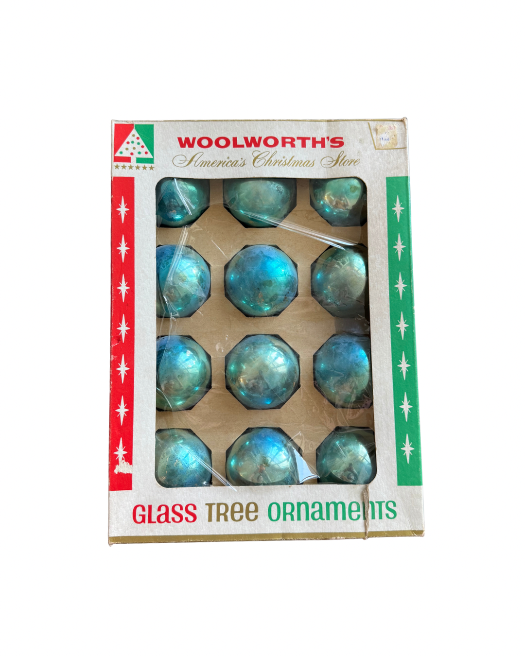 Vintage Blue Ombré Ornaments