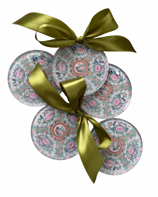 Acrylic Rose Canton Ornaments (link to purchase in description)