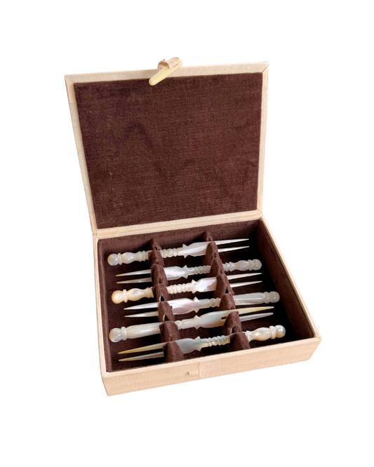 Mother of Pearl Appetizer Forks