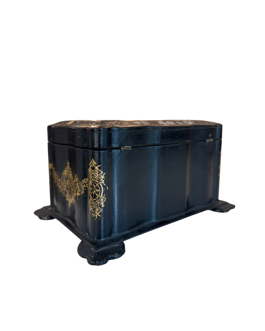 Mother of Pearl Antique Tea Caddy