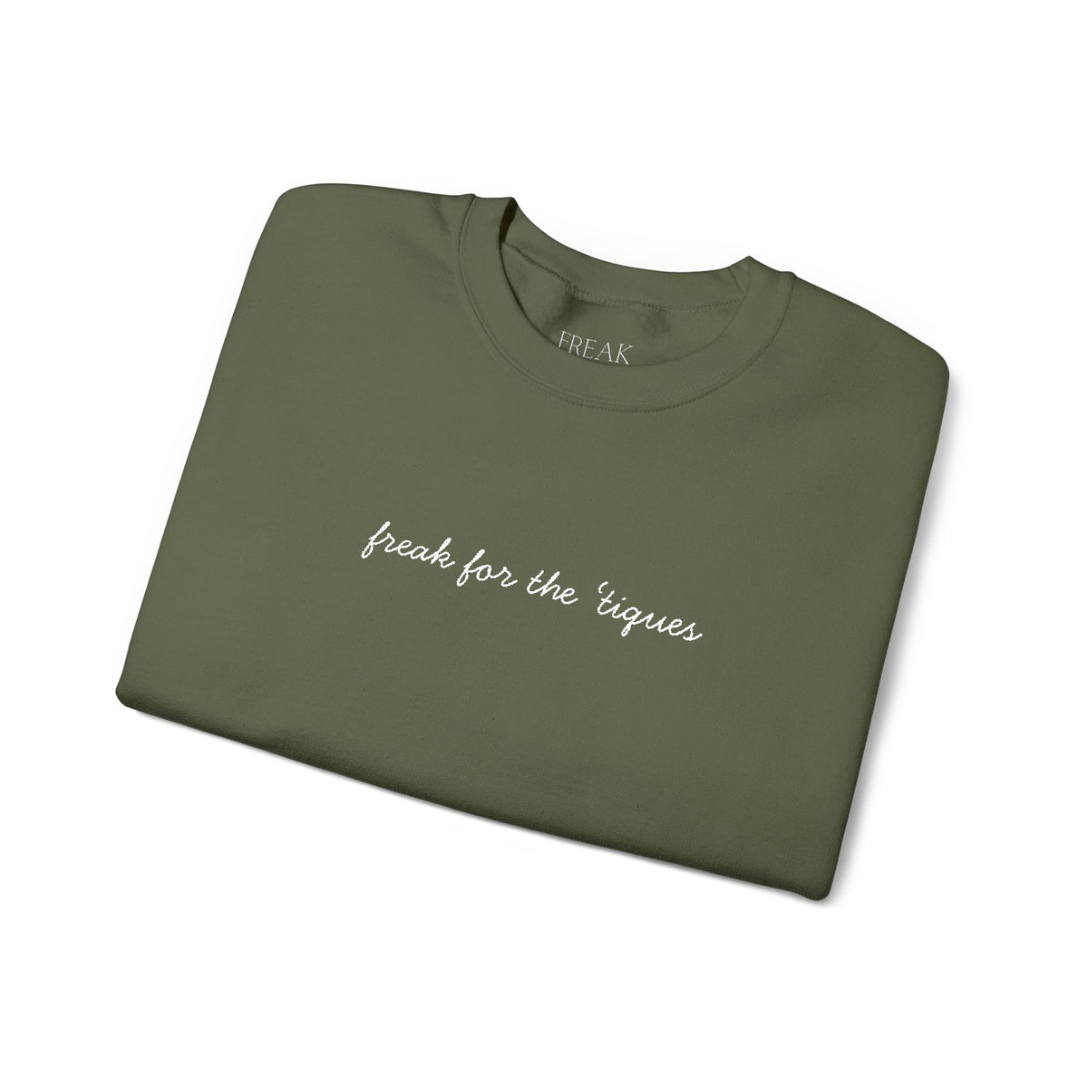 "Drinks for the Tigers" Black Crewneck Sweatshirt — Minimal Script College Fan Pullover