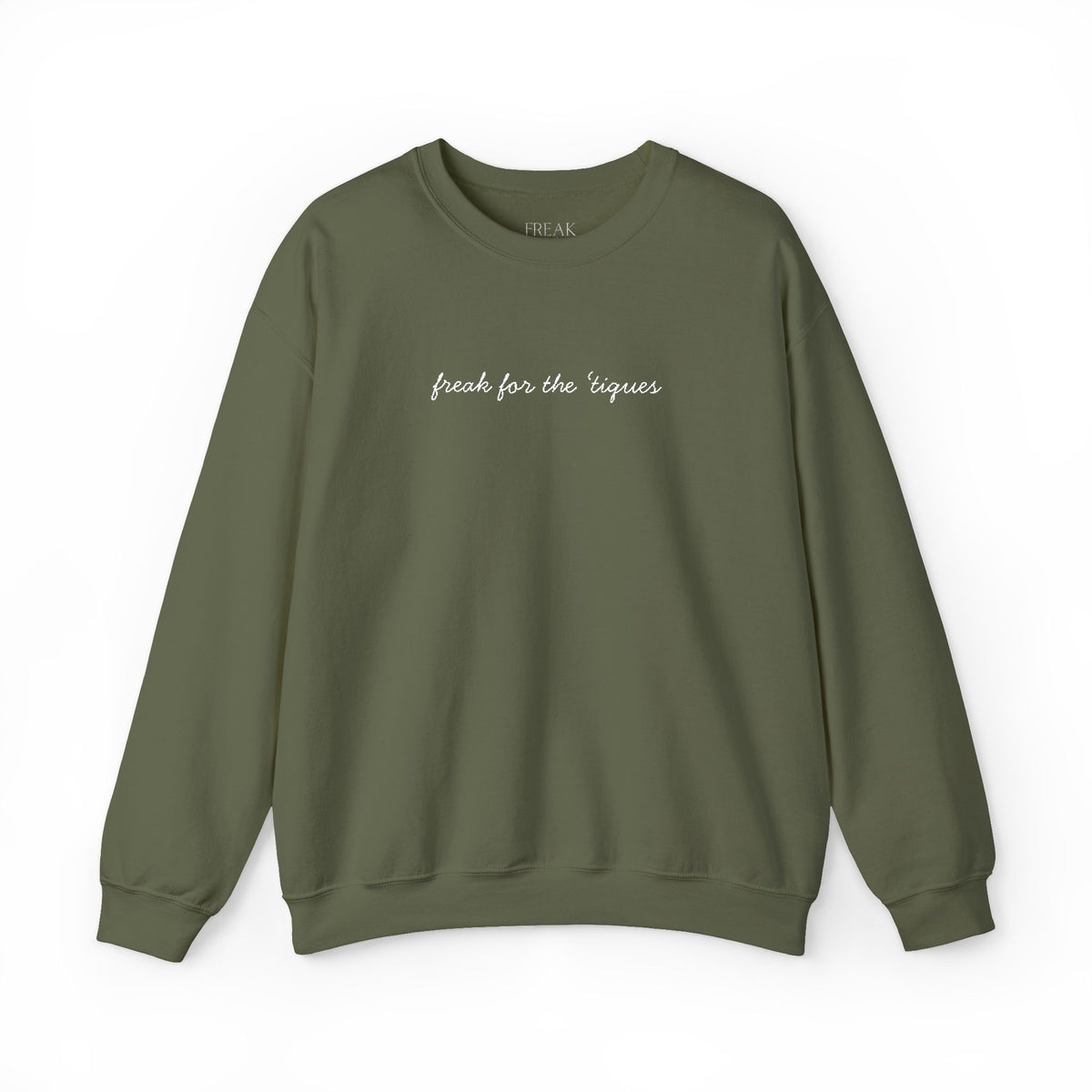 "Drinks for the Tigers" Black Crewneck Sweatshirt — Minimal Script College Fan Pullover