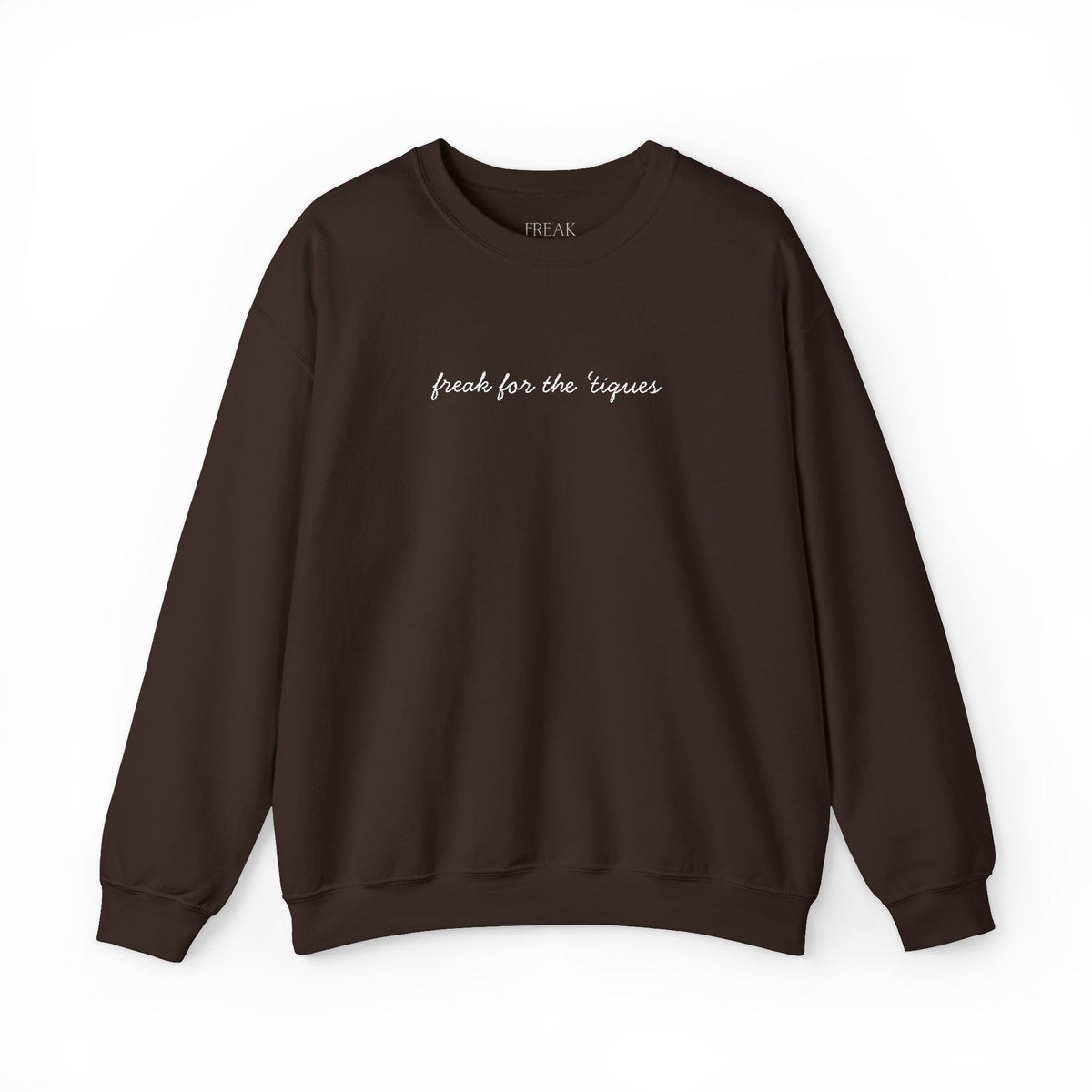 "Drinks for the Tigers" Black Crewneck Sweatshirt — Minimal Script College Fan Pullover