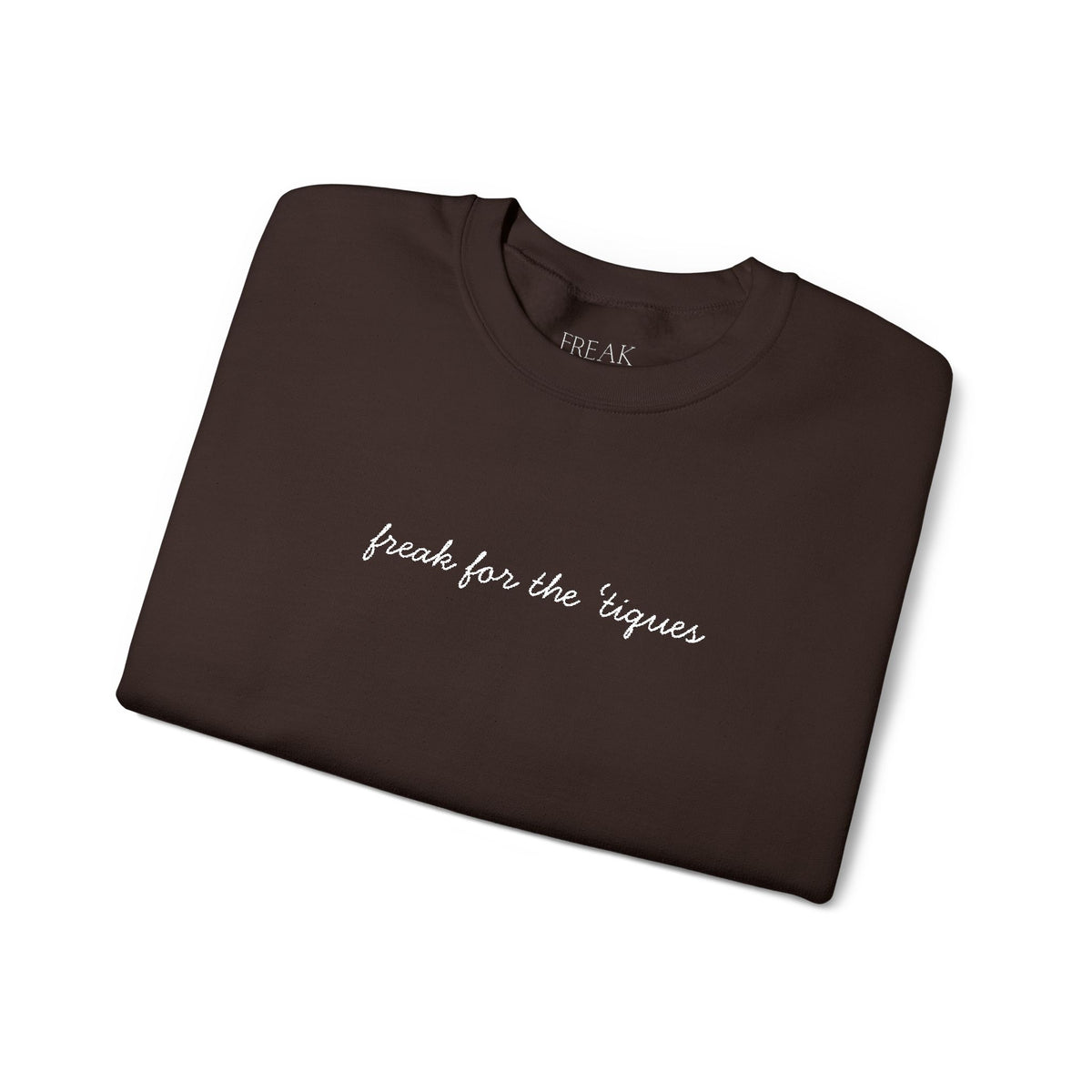 "Drinks for the Tigers" Black Crewneck Sweatshirt — Minimal Script College Fan Pullover