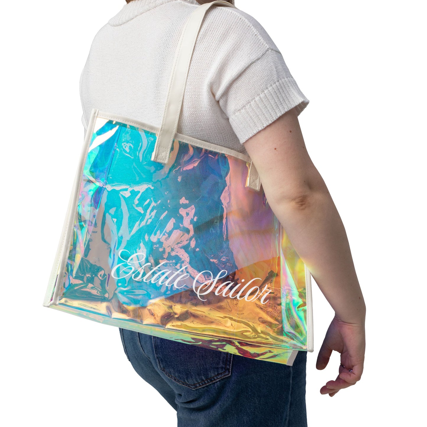 Beach Holographic Tote Bag