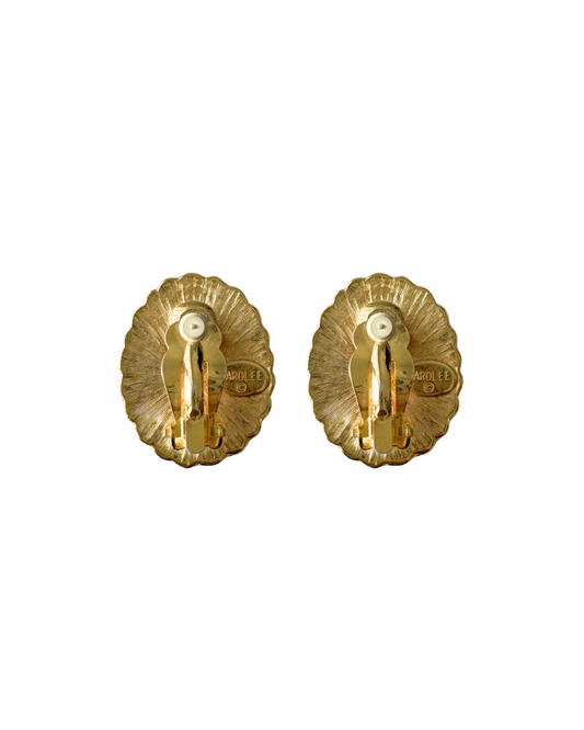 Carolee Pearl ClipOn Earrings