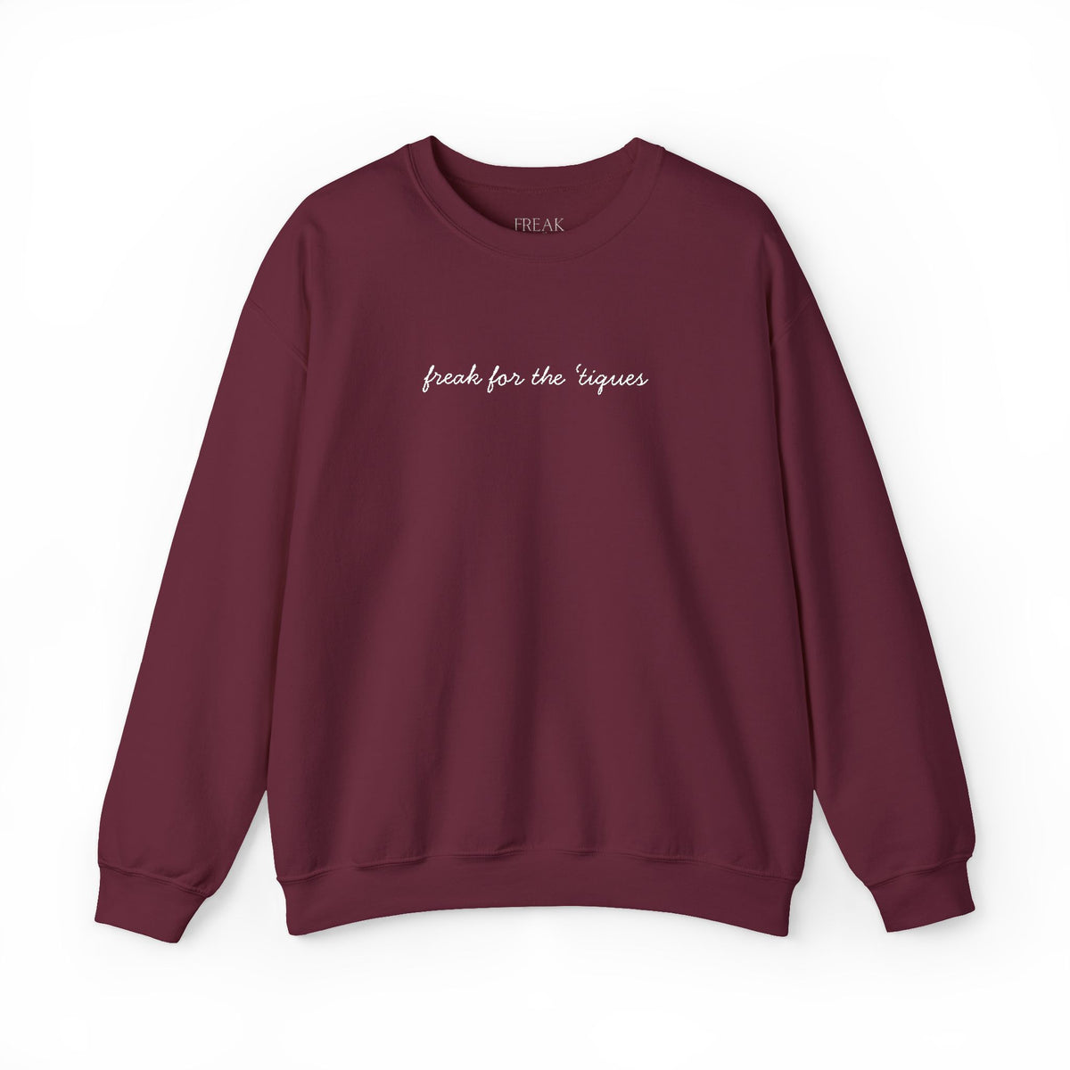 "Drinks for the Tigers" Black Crewneck Sweatshirt — Minimal Script College Fan Pullover