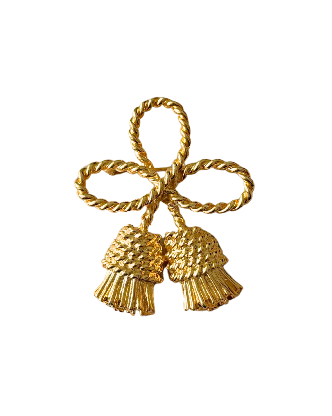 Tied Tassel Brooch