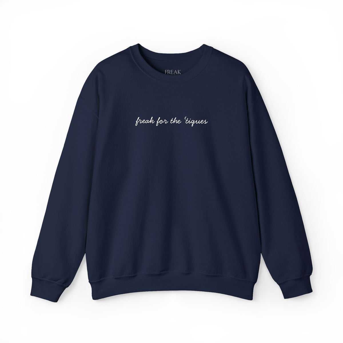 "Drinks for the Tigers" Black Crewneck Sweatshirt — Minimal Script College Fan Pullover