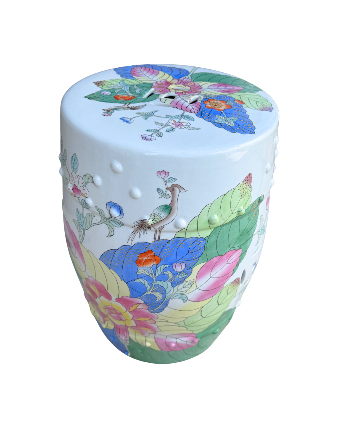 Tobacco Leaf Garden Stool