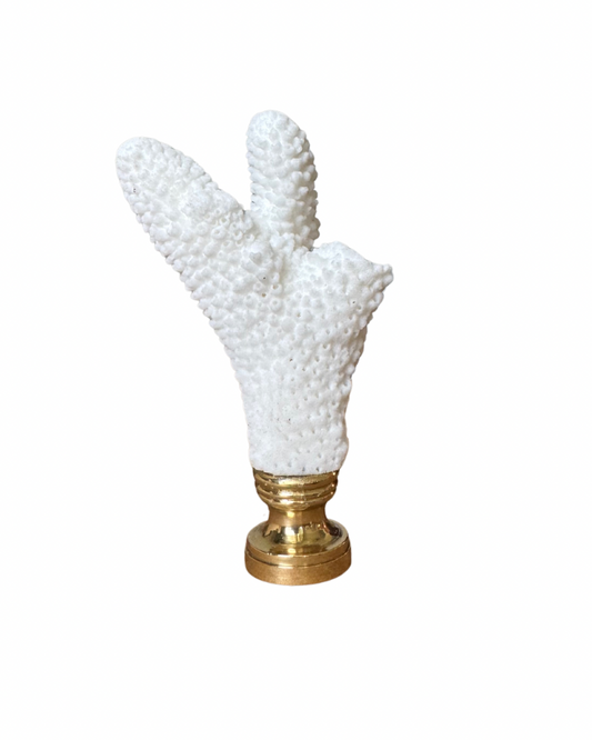 Coral Lamp Finial