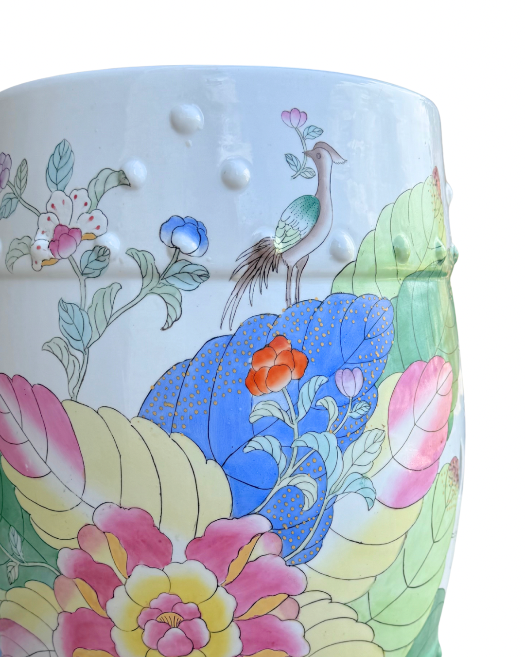 Tobacco Leaf Garden Stool