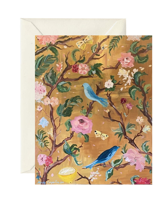 Chinoiserie Greeting Card