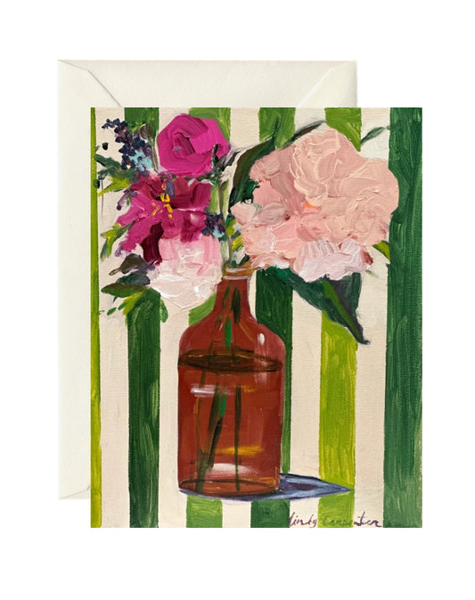Apothecary Stripes Greeting Card