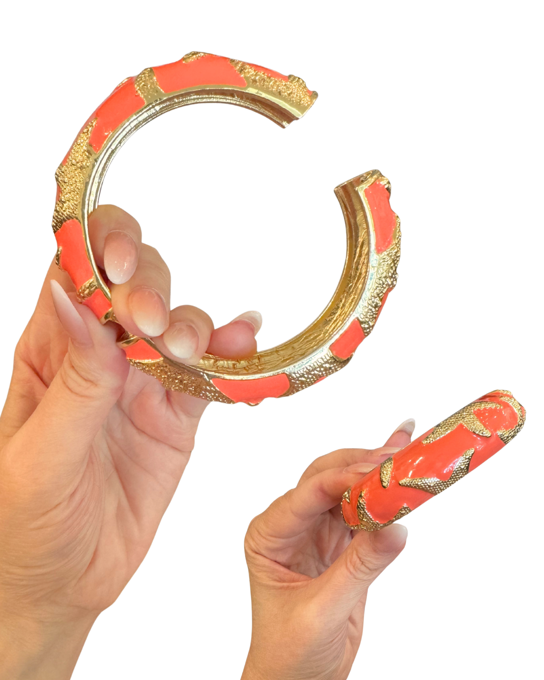 Orange Starfish Bangle
