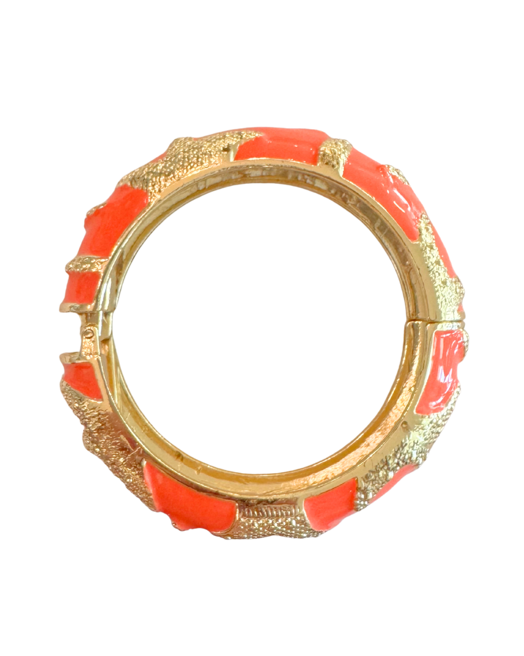Orange Starfish Bangle