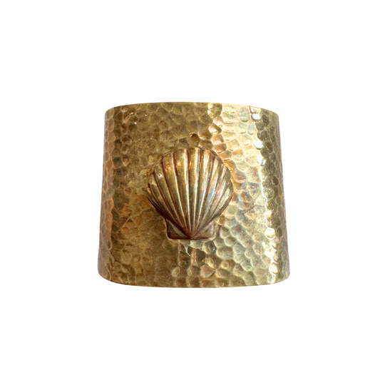 Hammered Shell Cuff