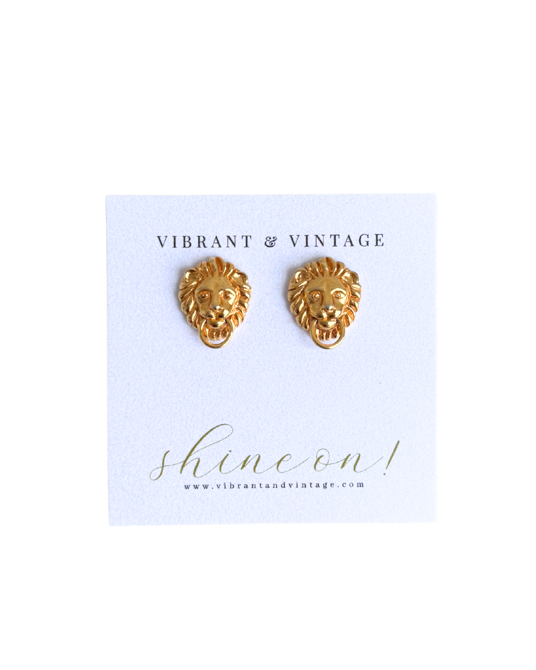 Mico Lion Knocker Earrings