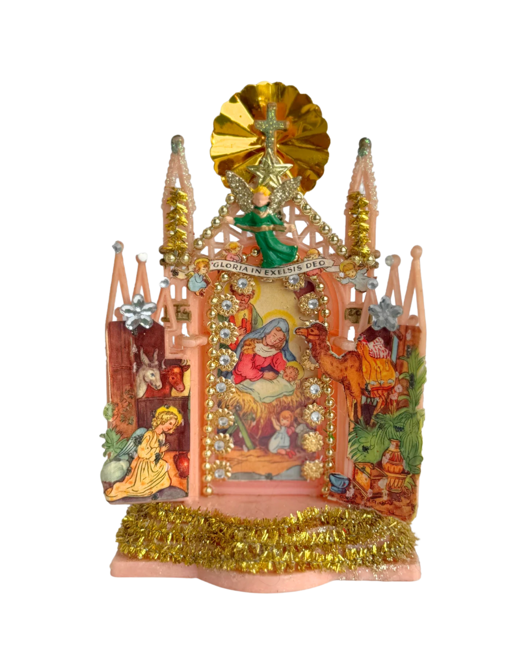 Vintage Nativity Display