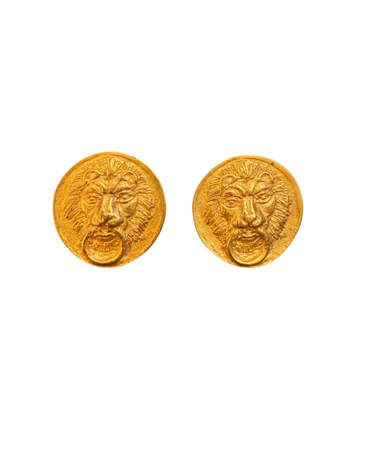 Brushed Gold Knocker Clip-Ons