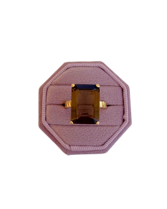 SETA Smoky Topaz Cocktail Ring