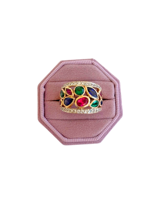 Multi-Gemstone Ring