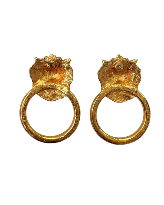 Lion Knocker Earrings