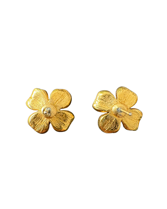 Trifari Dogwood Earrings