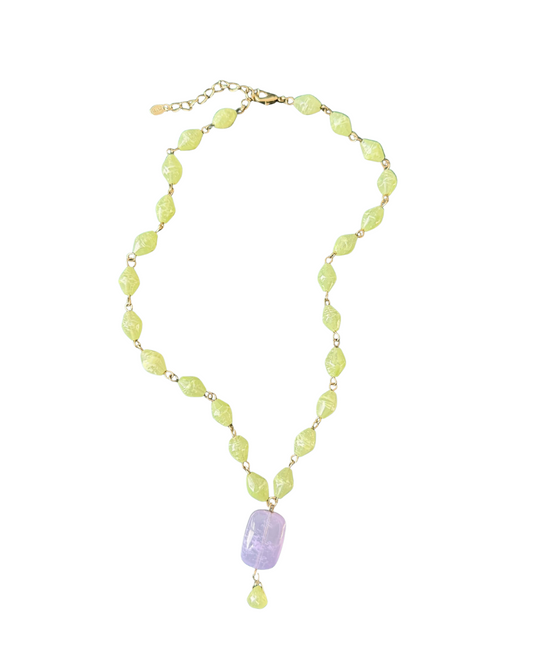 Monet beaded necklace