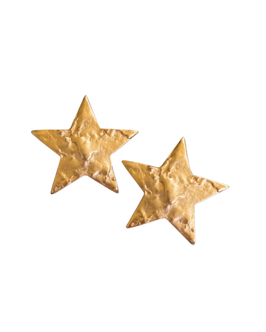 FO Ink Star Clip-On Earrings