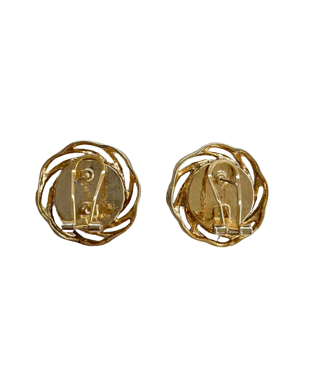 Faux Malachite Earrings
