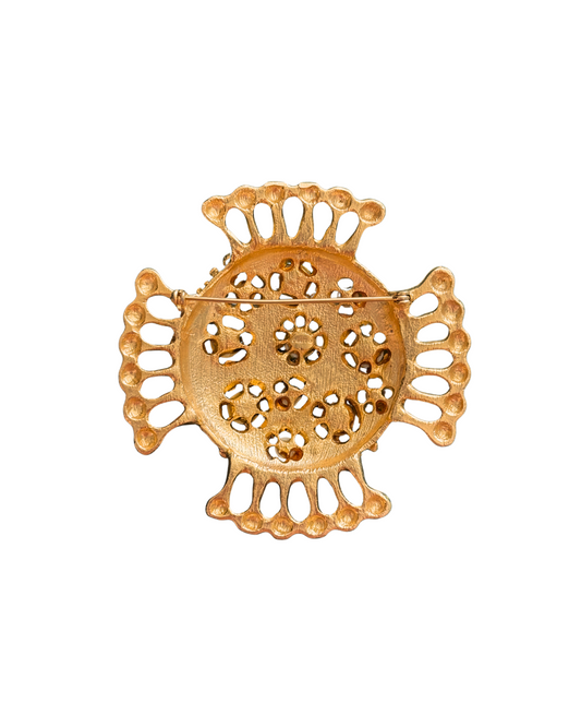 Large Jeweled Brooch
