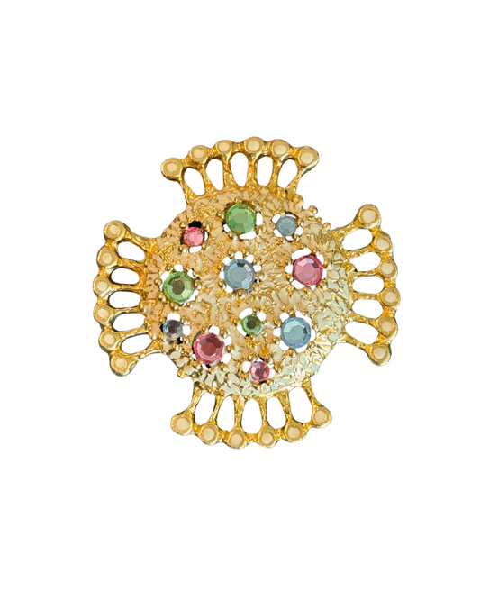 Large Jeweled Brooch