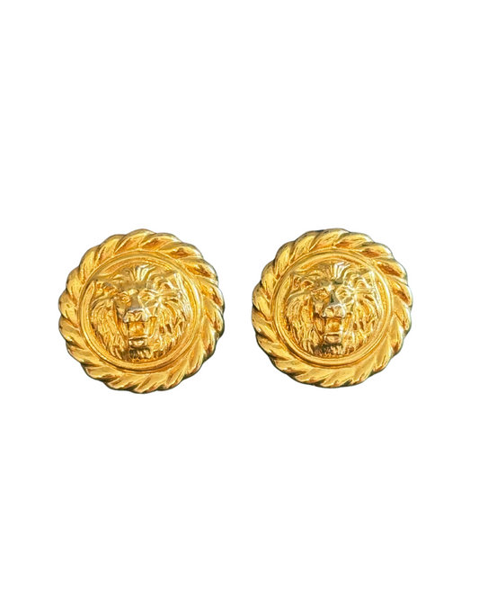 Anne Klein Lion Earrings