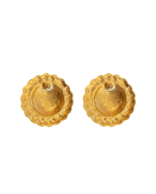 Anne Klein Lion Earrings