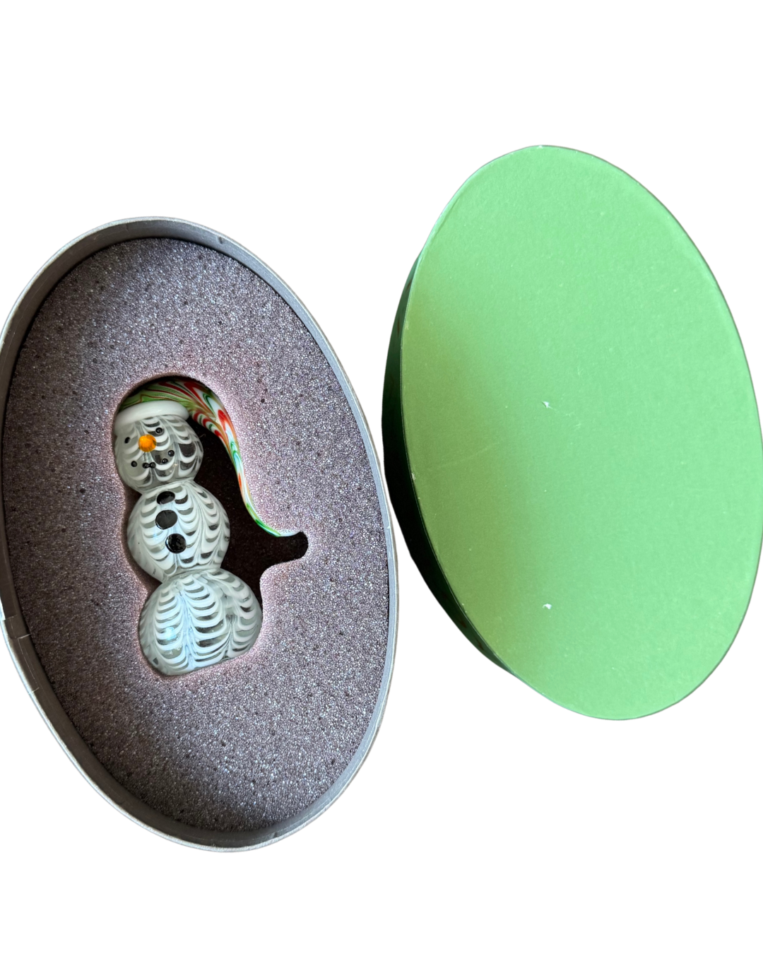 Fitz & Floyd Glass Snowman